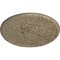 Ekena Millwork Anthony Harvest Ceiling Medallion (Canopies up to 2 1/8"), 22 1/2"OD x 1 1/4"P, Gobi Desert Crackle CM22ATGDC - alternate 2
